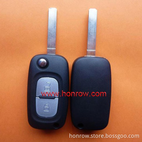 Renault car covers with 2 button remote car key , blank key shell